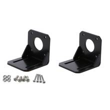 Mounting Bracket Holder For Nema 17 Stepper Motor 3D Printer Black 42mm Alloy Steel 2024 - buy cheap