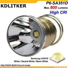 KDLITKER P6-SA351D Samsung LH351D 800 Lumens 3V - 9V P60 Drop-in (Dia. 26.5mm) 2024 - buy cheap