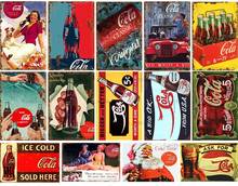 Icy Coke-cartel de Metal antiguo para decoración del hogar, cartel de arte Retro, pintura de estaño para pared de Bar, cafetería y restaurante 2024 - compra barato