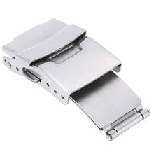 Double Steel Butterfly Buckle Watch Automatic Push Button Fold Deployment Clasp Strap Buckle 12/14/16/18/20/22/24mm For Watch 2024 - buy cheap