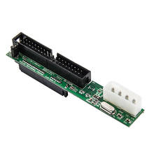 7+15Pin 2.5 Sata Female To 3.5 Inch Ide Sata To Ide Adapter Converter Male 40 Pin Port For Ata 133 100 Hdd Cd Dvd Serial 2024 - buy cheap