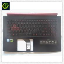 New English Backlit keyboard top case palmrest for Acer Nitro 5 AN515-41 AN515-42 AN515-51 AN515-52 53 US housing cover 2024 - buy cheap