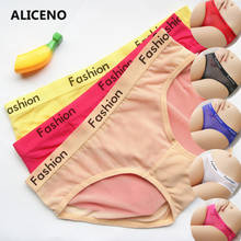 3PCS/SET Letter Print Sexy Ladies Transparent Panties lingerie Fashion Low-Rise Breathable Underwear Seamless Women Briefs HP07 2024 - buy cheap