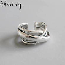 JIANERY Retro Jewelry Silver Color Geometric Irregular Rings For Women Bridal Engagement Party Antique Rings Wholesale 2024 - buy cheap