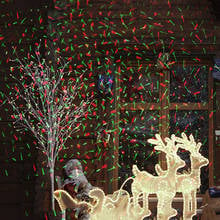 Green Red Moving Star Christmas Laser Light Projector Outdoor Garden Shower Laser Light Christmas Tree Villa House Holiday Light 2024 - buy cheap