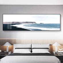 Modern Blue Seascape bedside canvas painting posters and print modern sky wall art pictures for living room bedroom home decor 2024 - compre barato