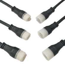 5 pares IP65 impermeable, 2 núcleos, 2 pines, 20CM, cable de alimentación, tira Led, Conector de cable 2024 - compra barato