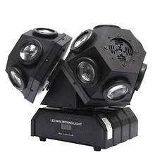 Fast Shipping 18pcs RGBW 4in1 LED Beam Moving Head Light with DMX RGB Laser Effects Stage Lighting DJ Disco 3 Heads Lights 2024 - buy cheap
