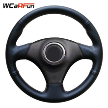 Cubiertas de volante de coche de cuero Artificial negro cosido a mano para Toyota RAV4 1998-2003 Celica 1998-2005 Corolla (EE. UU.) 2003 2024 - compra barato