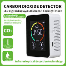 Portable Indoor Carbon Dioxide Detector Digital Temperature and Humidity Sensor Tester Air Quality Monitor Digital Air Analyzer 2024 - buy cheap