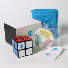 251m Gan Cube 2x2x2 Magnetic Cube 2x2 Gan251M Magic Speed Cube Gan 251M Black Stickerless Puzzle Toy Cubo Magico Magnets 2024 - buy cheap