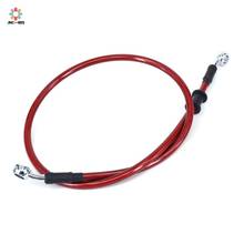 Motorcycle Red 500mm-2000mm Dirt Bike Braided Steel Hydraulic Brake Clutch Oil Cooler Hose Line Pipe Tube 28 Degree Banjo 2024 - buy cheap