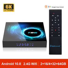 Android 10.0 T95 Smart TV Box Allwinner H616 Quad Core 2.4G Wifi 6K Set Top Box Mini Media Player TV Receiver 2GB 4GB VS HK1 2024 - buy cheap