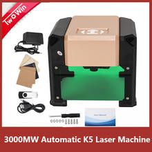 3000mW Laser Engraver DIY Logo Mark Printer Cutter Laser Machine Working Area 80*80mm CNC Laser Engraving Machine 3W Engraver 2024 - buy cheap