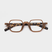 Montura de Gafas pequeñas de acetato para hombre y mujer, lentes transparentes de estilo Vintage, graduadas, ópticas 2024 - compra barato