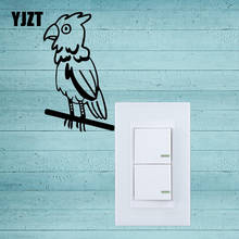 YJZT Interesting Bird Wall Switch Sticker Home Room Decor Vinyl Decal Cartoon Animal S19-0825 2024 - buy cheap