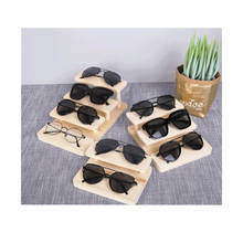 Hot Multilayer Wooden Sunglasses Display Rack Shelf Eyeglasses Showing Stand Jewelry Desktop Bracelet Holder Necklace Showcase 2024 - buy cheap