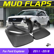 4Pcs Car Mudflaps Front Rear Mud Flaps Mudguards Splash Guards Fender Flares For Ford Explorer 2011 - 2018 2017 2016 2015 2014 2024 - buy cheap