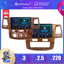 OKNAVI-REPRODUCTOR Multimedia con pantalla de 9 "y GPS para Toyota, Radio de coche 2 din con Android 10, vídeo AT MT, Serero Carplay, DVR, para Toyota Fortuner Hilux 2 VIgo 2008-2014 2024 - compra barato