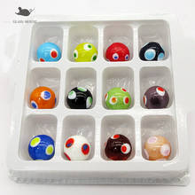 18mm New Handmade Glass Marbles Balls Charms Home Decor accessories for Fish Tank Vase filled pellet game Toys for Kids Children 2024 - buy cheap