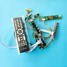 Placa controladora universal para monitor LCD, kit de 30 pines 1366x768 LVDS, VGA, AV, USB, para B156XW01/LP156WH1/M156NWR1/N156B3, CCFL 2024 - compra barato