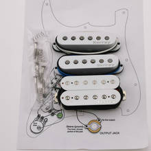 Пикапы Kerrey Alnico5 с одной катушкой и хамбакером, набор в стиле SSH, пикапы для электрической гитары + чертежи для сварки 2024 - купить недорого