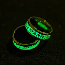 Fashion new piano stave luminous ring music note jewelry 2024 - buy cheap