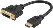 Кабель HDMI-DVI, двунаправленный адаптер HDMI папа-DVI(24 + 5) мама, конвейер 1080P DVI-HDMI, 3D, совместимый HDTV,PS3,PS4,DVD 2024 - купить недорого