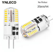 Bombilla LED 20 piezas G4 de 12V, CA, CC, 2W, sin parpadeo, lámpara halógena G4, 48led, 3014SMD, para el hogar, reemplazo de lámpara halógena de 20W 2024 - compra barato
