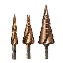 HSS M35 Cobalt Spiral Grooved Step Drill Bits 1/4 Inch Hex Shank Metal Drill Bit 2024 - buy cheap
