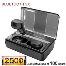 TWS Bluetooth 5,0 Беспроводные наушники с микрофоном Стерео спортивные в ухо беспроводные наушники Bluetooth гарнитура 2024 - купить недорого