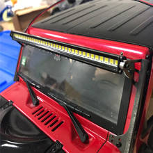 Roof LED Light Bar Lamp Spotlight Searchlight for 1/10 Axial SCX10 90046 Wrangler RC Car Parts Accessories 2024 - buy cheap