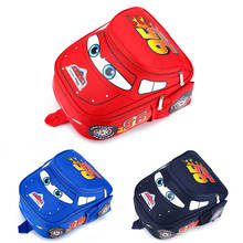 Disney car cartoon Kindergarten bag for school children car backpack handbag boy book bag waterproof 2-6 years old 2024 - buy cheap