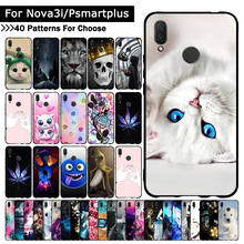 Funda con dibujos animados para Huawei Nova 3i Nova3i, funda trasera de silicona TPU suave para PSmart P Smart Plus + 2024 - compra barato