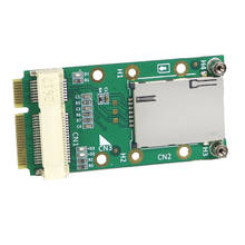 Mini PCI-E Adapter Card Slot mPCIe w SIM Card Slot for 3G 4G Module  WWAN/LTE/GPS Card 2024 - buy cheap