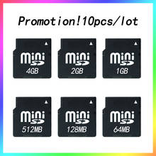 Original MiniSD card 4G 2G Mini Secure Digital Memory Car 1GB old mobile phone memory card 512MB 128MB 64MB 10pcs/lot 2024 - buy cheap