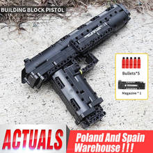 Mould King-bloques de construcción de pistola para niños, juguete de ladrillos para armar arma de Águila del desierto, serie SWAT, ideal para regalo, código 14004 2024 - compra barato