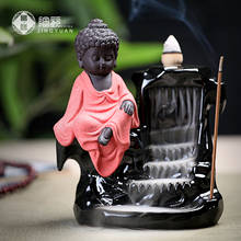 Incensário para gancho de porcelana, suporte para decoração yoga sakyamuni, buda, base de fontes, dropshipping 2024 - compre barato