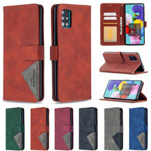 Кожаный чехол-бумажник для Samsung Galaxy A51 A71 5G A50 A30 A10 A20 A40 A70 A50S A30S A70S A91 A20E 2024 - купить недорого