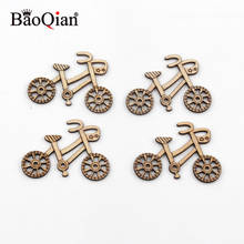 10Pcs Bicycle Wooden Crafts DIY Home Decoration Scrapbookings Embellishment Handicraft Wood Ornaments 2024 - buy cheap