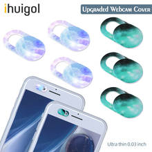 Ihuigol-cubierta de Webcam para teléfono, pegatina de privacidad para lente de tableta para iPhone, Samsung, Xiaomi, iPad, Macbook, portátil, deslizador de plástico antiespía 2024 - compra barato