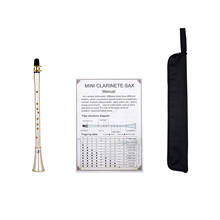 Pocket Saxophone Kit Portable Resin Mini Sax Alto Saxophone With Carrying Bag Fingering Chart For Beginners Woodwind Instrument 2024 - buy cheap