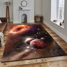 3d galáxia espaço estrelas padrão impresso tapetes para sala de estar quarto área tapete crianças tapete do jogo macio flanela casa grande tapete 2024 - compre barato
