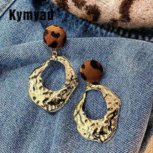 Kymyad-pendientes colgantes de Metal para mujer, joyería de boda con diseño de leopardo, perla, Estilo Vintage, Iuxury 2024 - compra barato