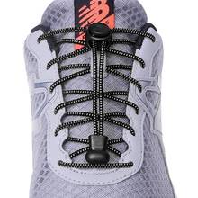 1Pair 23 colors Sneaker ShoeLaces Elastic No Tie Shoe Laces Stretching Lock Lazy laces Quick Rubber Shoelace Shoestrings 2024 - buy cheap