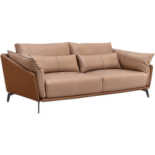 KAROIS, фабричная продажа, современный кожаный диван, 3 человека, компоновка для гостиной, скандинавский свет, роскошный, коралловый 2024 - купить недорого