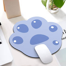 Acessórios de escritório tapete para ratos mouse gamer bonito mouse pad gato pow kawaii mesa almofada jogos deskpad 2024 - compre barato