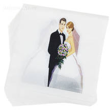 20pcs/lot popular Groom and bride Paper Napkins for Wedding & Engagement theme party Decoration Supplies 2024 - buy cheap