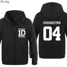 One Direction 1D 04 Rock Music Hoodie Sweatshirts Men Fashion Mens Zipper Jackets Hooded Fleece Hoodies Cardigans Coat 2024 - buy cheap