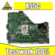 X55C X55VD  Laptop motherboard For Asus X55VD X55C X55V Mainboard SLJ8E REV.2.2 2.1 With 2G RAM Test work 100% 2024 - buy cheap